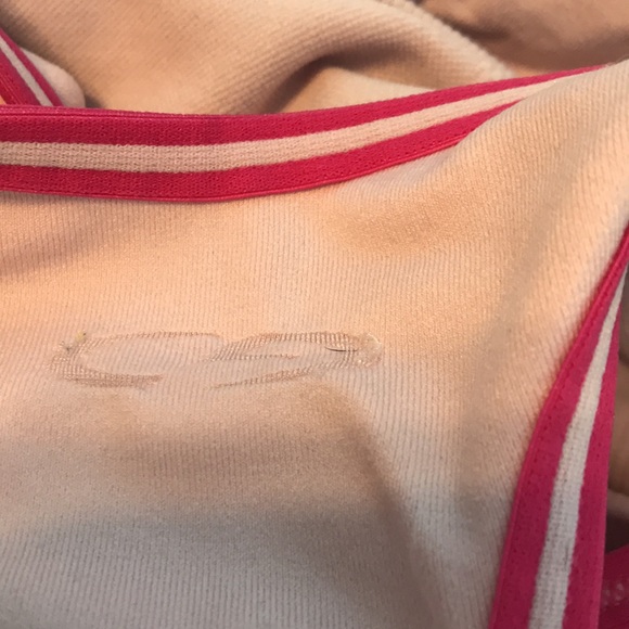 Racer back form fitting tank light Pink with magenta trim - Picture 9 of 9